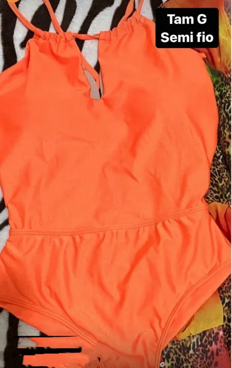 Maiô Laranja Semi Fio G