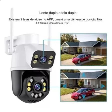 Câmera  Wi-Fi DUPLA 2 Cameras Instalada