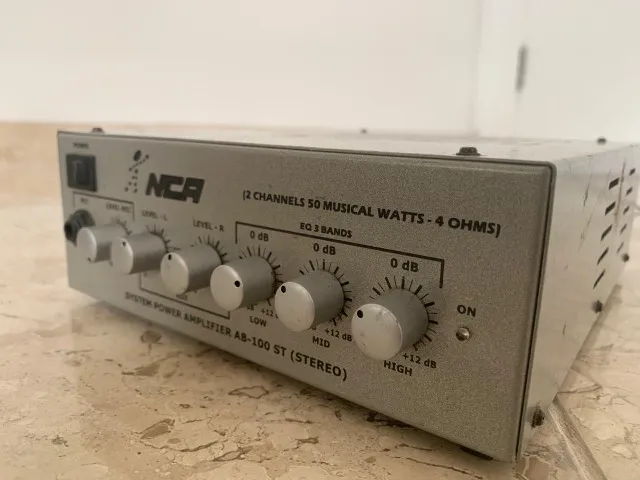 Amplificador Ab100st Nca 60w Rms Stereo