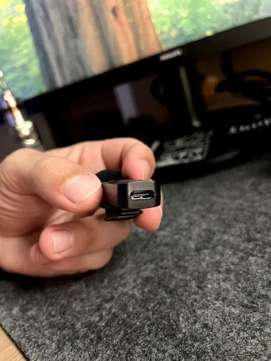 ? Microfone de lapela para iPhone Boya BY-V1 - Estado de Novo! ? - Foto 4