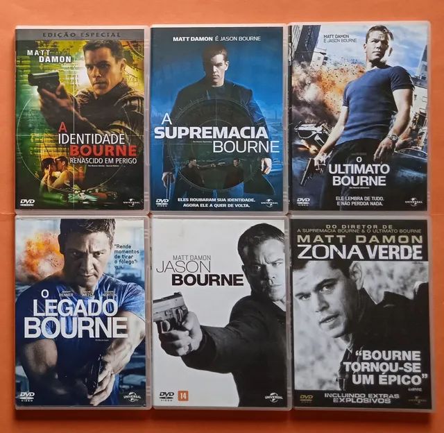 Dvd Coleção Bourne 6 Filmes 
