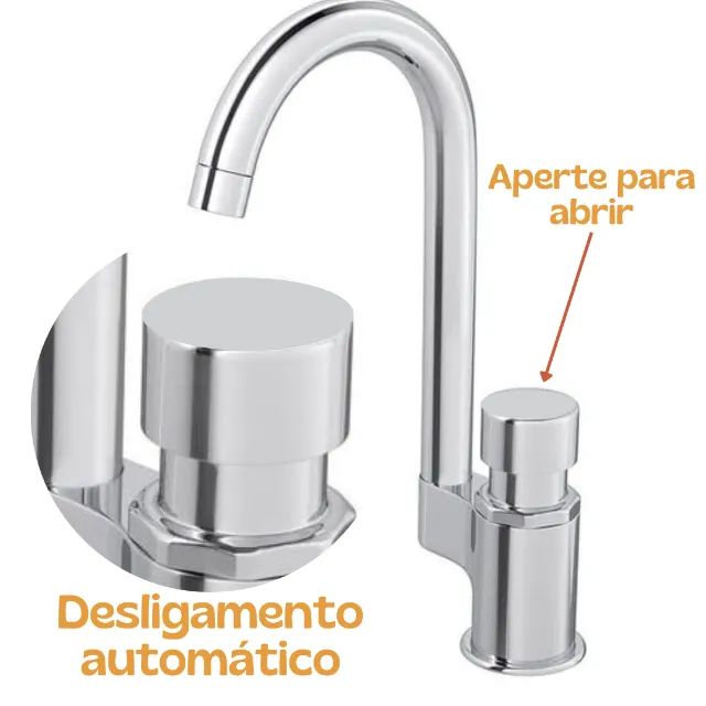 Torneira Automática Lavatório / Bancada Bica Móvel Alta _ CS155 - Foto 4