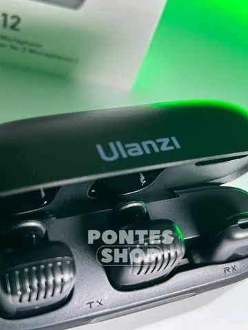 Microfone de Lapela Ulanzi J12 duplo/ disponível nas versões Tipo C e lightning - Foto 4