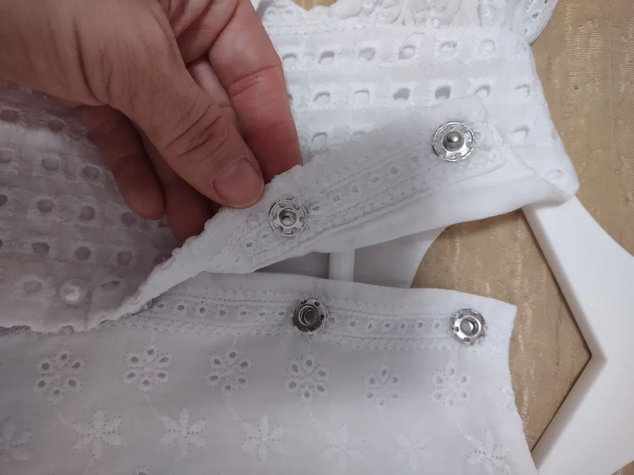 Vestido infantil em laise - Foto 5