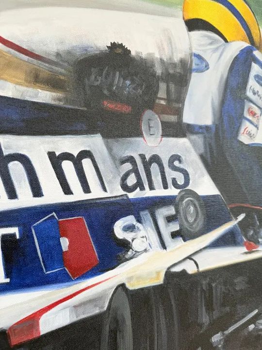 Quadro Decorativo Ayrton Senna - Obra de Arte - Foto 2