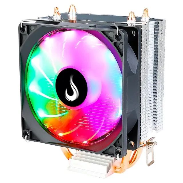 Air Cooler Rise Mode Z5 90mm Led Rainbow Intel/AMD LGA1200/1366/775 | AM4 - WZetta - Foto 2