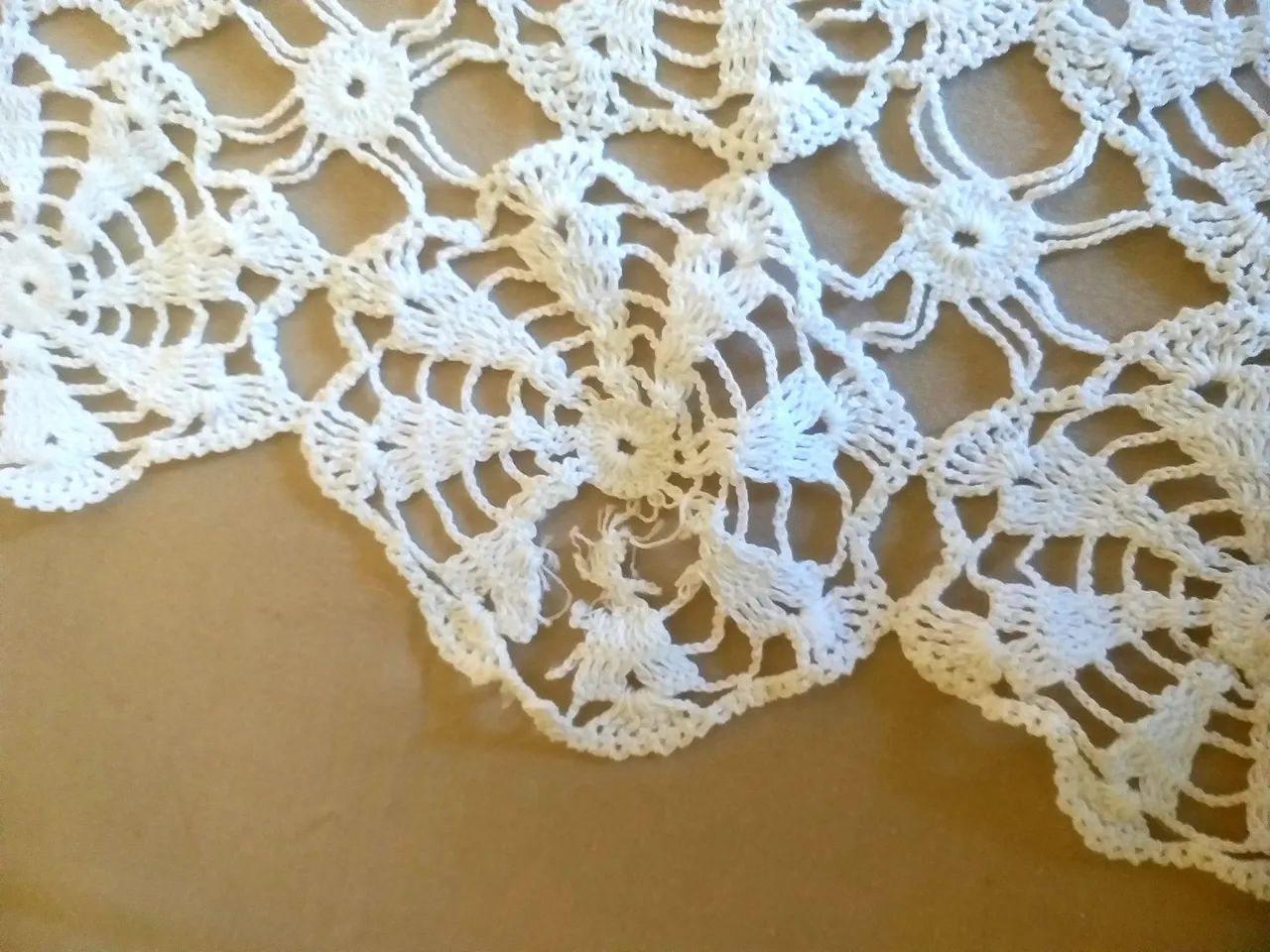 Toalha de mesa de Crochê branca - Foto 5