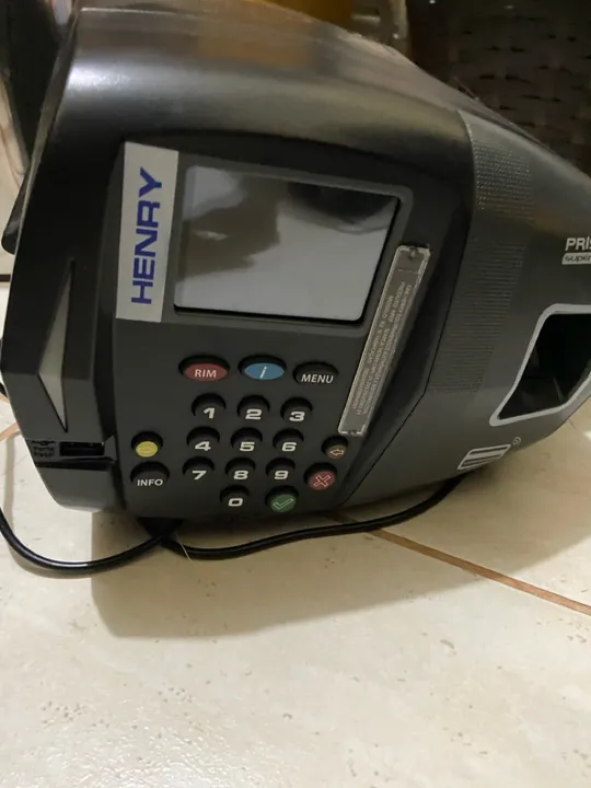 Relógio de ponto digital - biometria