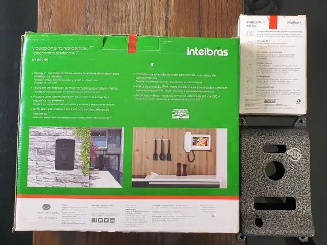 Vídeo Porteiro Residencial IVR 1070 HS + Allo Box + Capa Protetora de Metal (Usado) - Foto 3