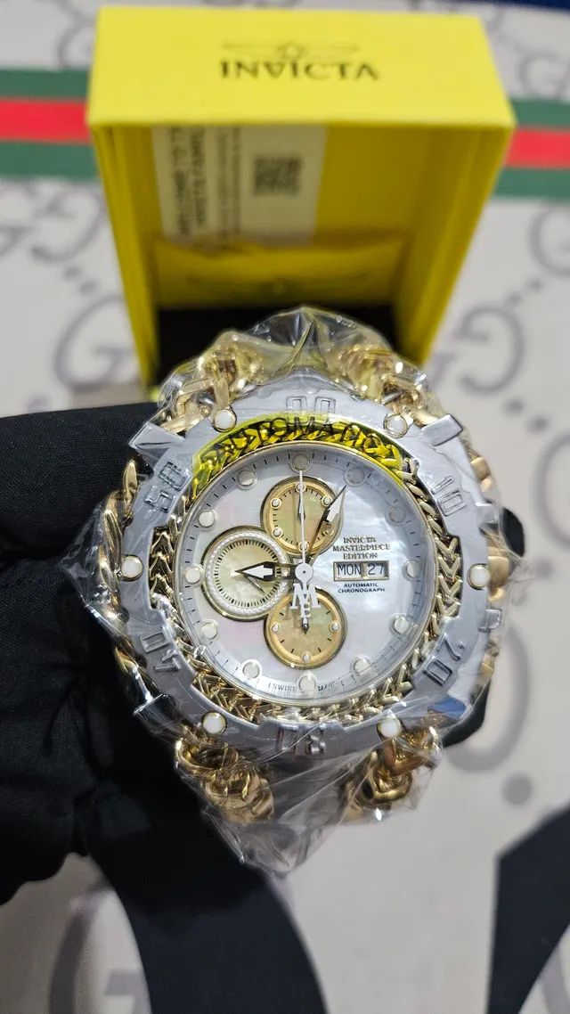 Relógio invicta Gladiator Valjoux Swiss Made Eta7750 (44565)