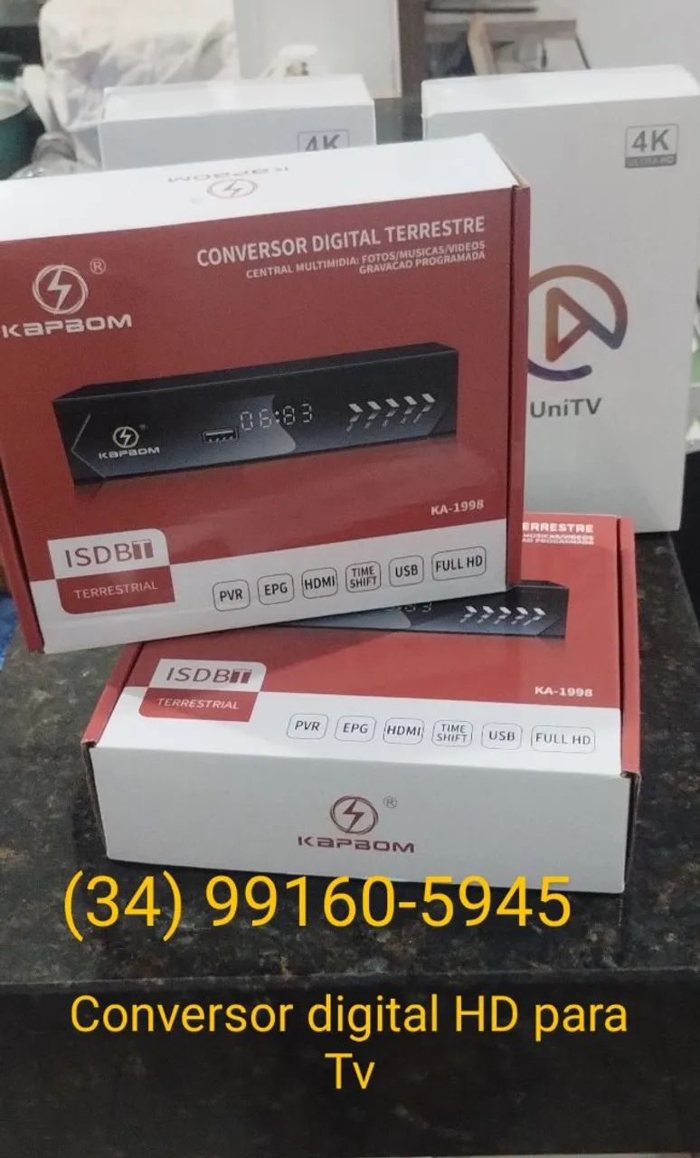 Conversor Digital Terrestre ISDB-T Full HD KAPBOM