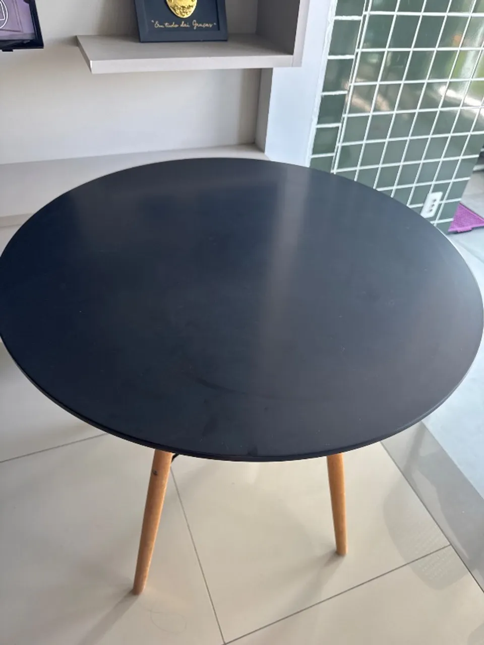 ?Mesa de Jantar Charles Eames Eiffel 80cm