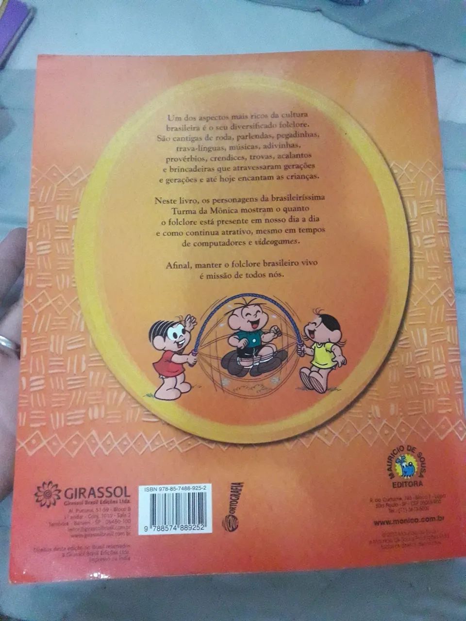 Livro Turma da Mônica - Folclore Brasileiro