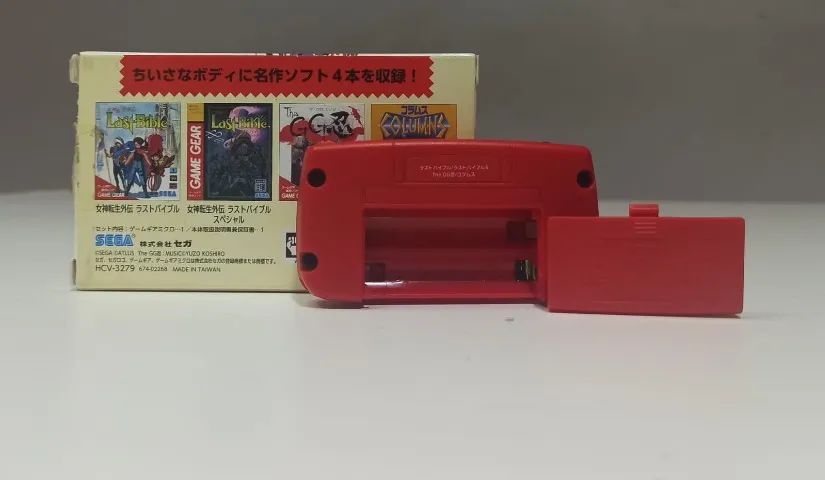Game gear Micro Vermelho original com 4 jogos na memória, aceito cartão. - Foto 3