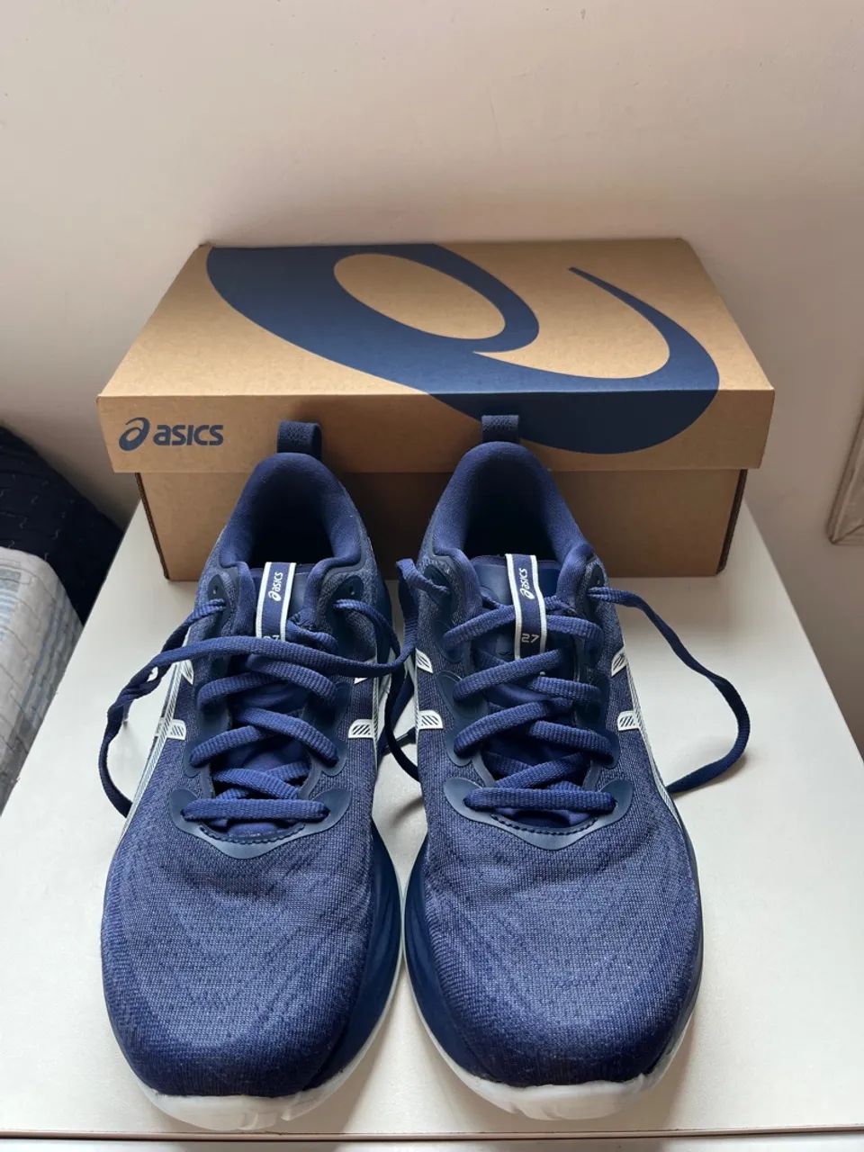 Tênis Asics Gel-Cumulus 27 Azul Marinho - Foto 5