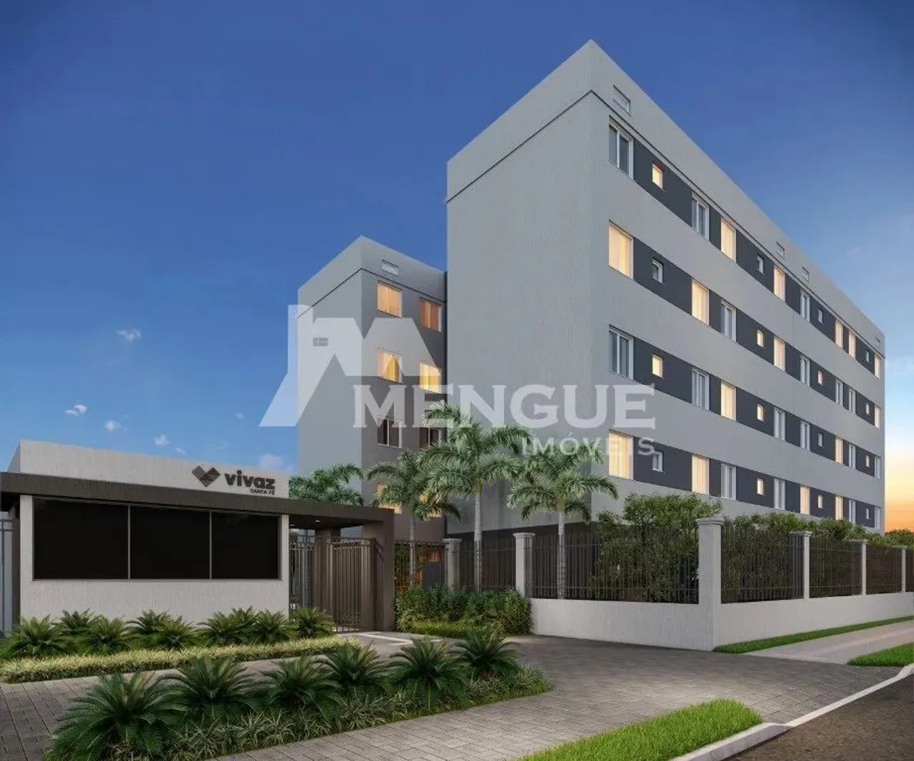 Apartamento com 2 dormitórios e 1 vaga à venda no bairro Parque Santa Fé em Porto Alegre.