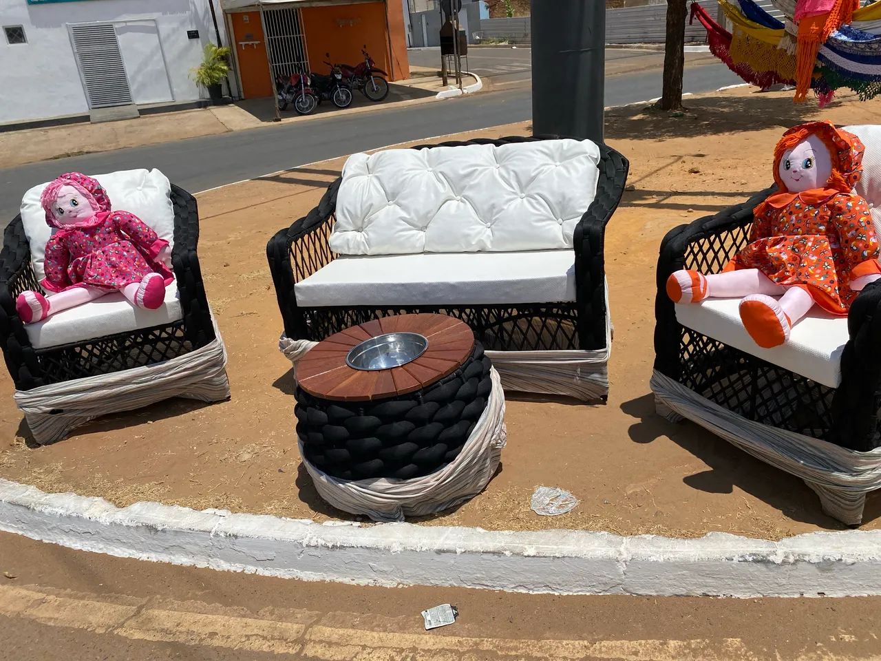 Conjunto de sofá em tricô Náutico, disponível em todas as cores  - Foto 2