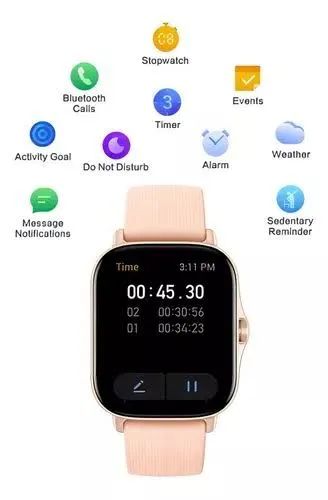 Amazfit GTS 2 New Version - Smartwatch AMOLED, GPS, chamadas e 90 modos esportivos - Foto 3