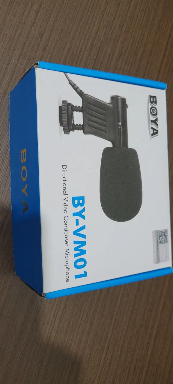Microfone Condensador Direcional Boya BY-VM01