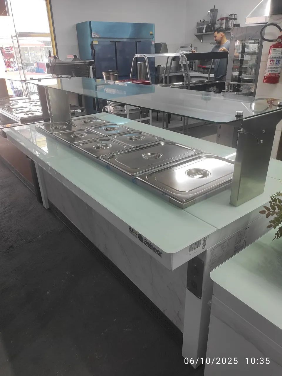 Bh buffet Gelopar aquecido e resfriado 