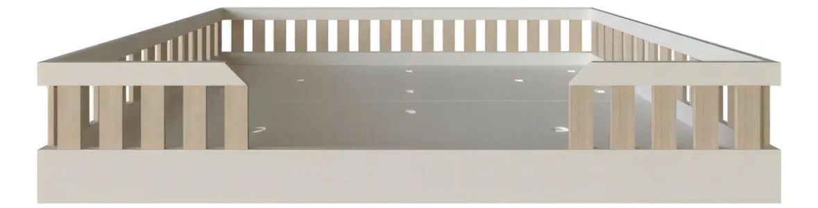 Cama Montessoriana Casal Branco/Neve - Foto 5