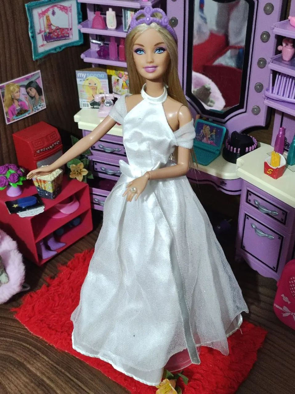  Barbie noiva com Tiara - Foto 3