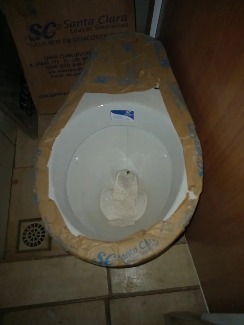 Vaso acoplado novo
