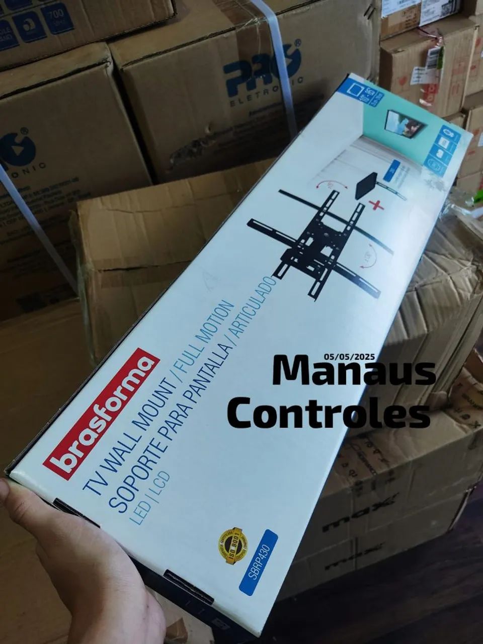 Suporte para TV Brasforma SBRP430 Full Motion