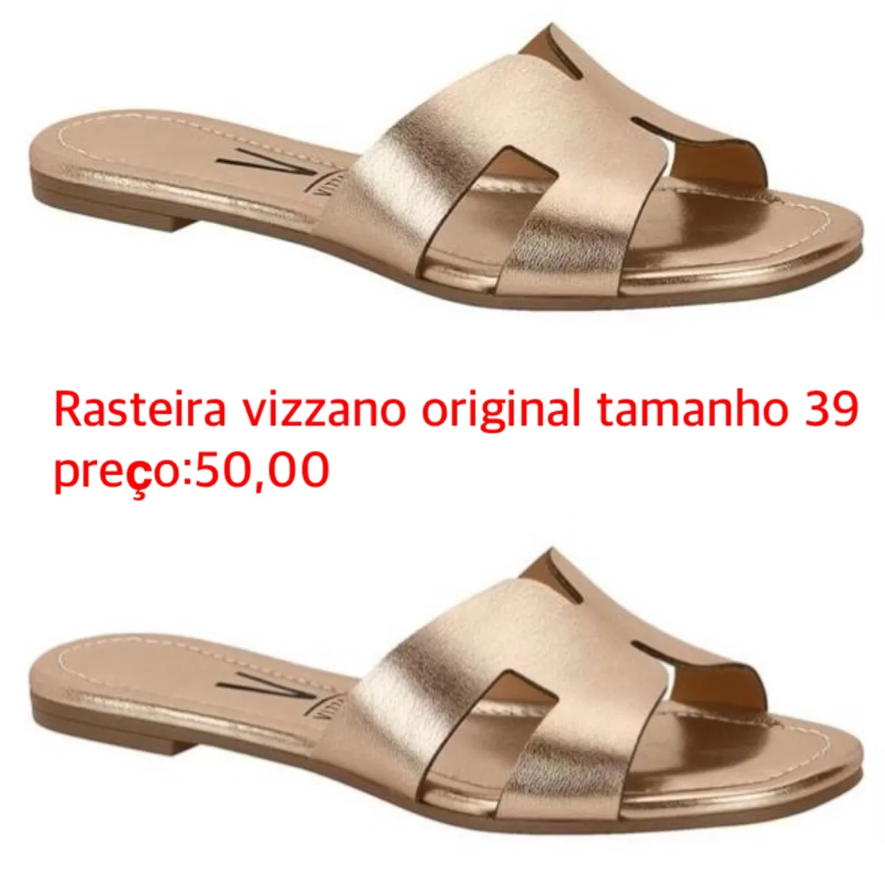 Rasteira Vizzano Original Tamanho 39