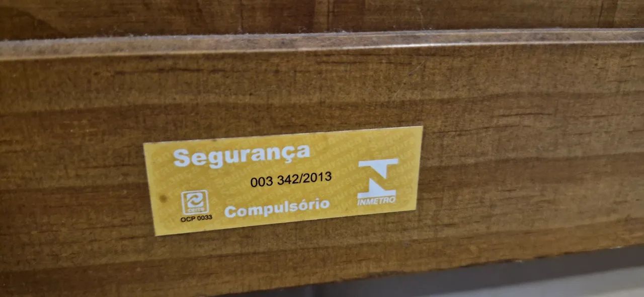 Berço Modelo Larissa Tulipa Baby em Madeira Maciça + colchão + trocador Tulipa Baby - Foto 5