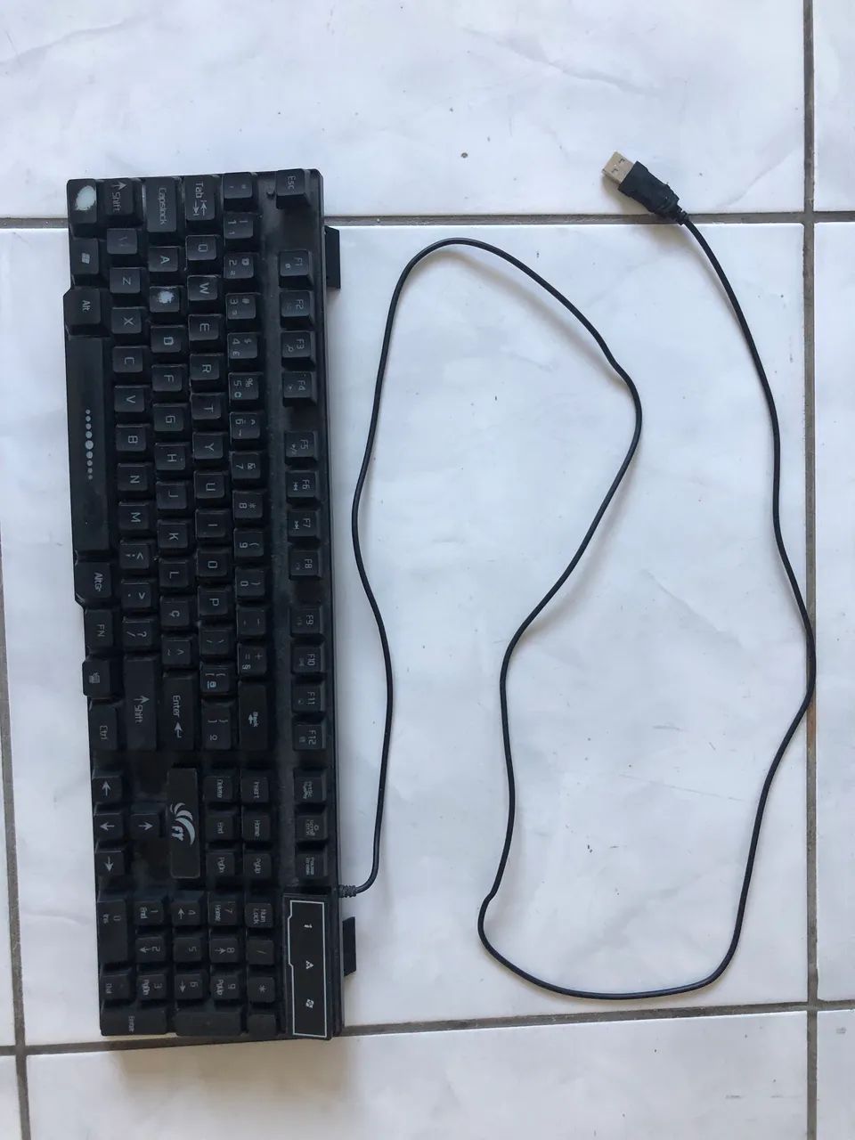 teclado de membrana pouco desgastado  - Foto 2