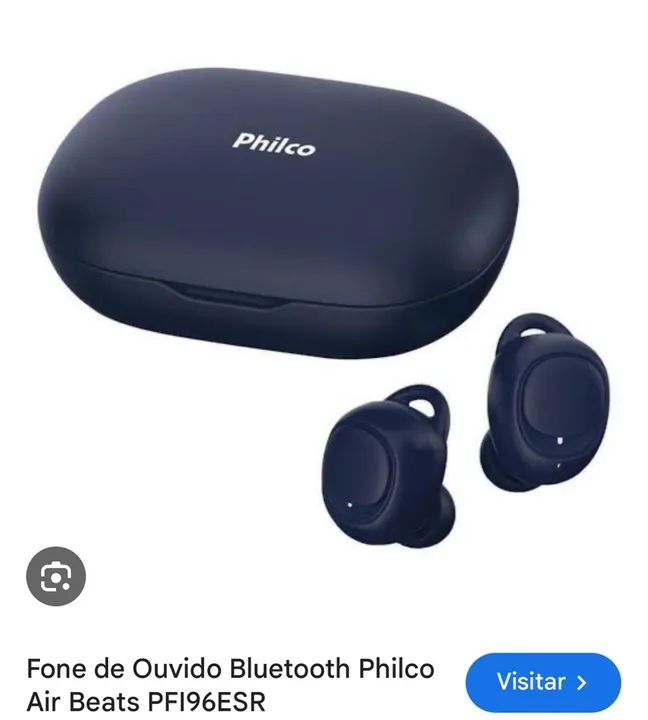 Fone de Ouvido Bluetooth Philco Air Beats PF196ESR