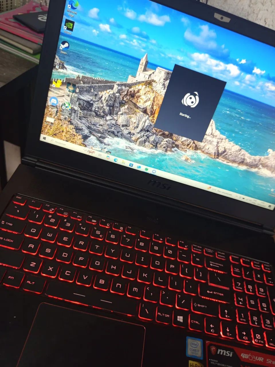 Notebook Gamer MSI com  GTX 1060 - Foto 4