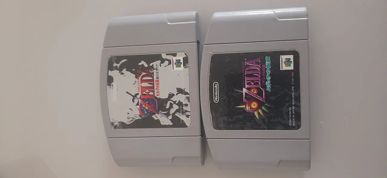 Zelda Ocarina of Time e Majora's Mask - Nintendo 64