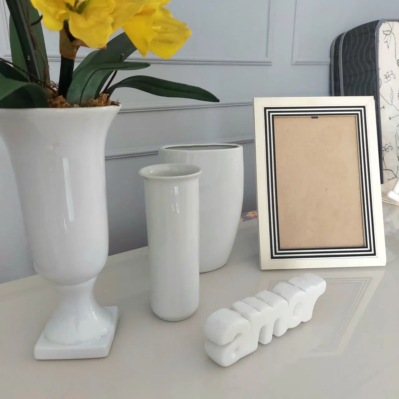 Conjunto de Vasos Decorativos em Cerâmica - Foto 2