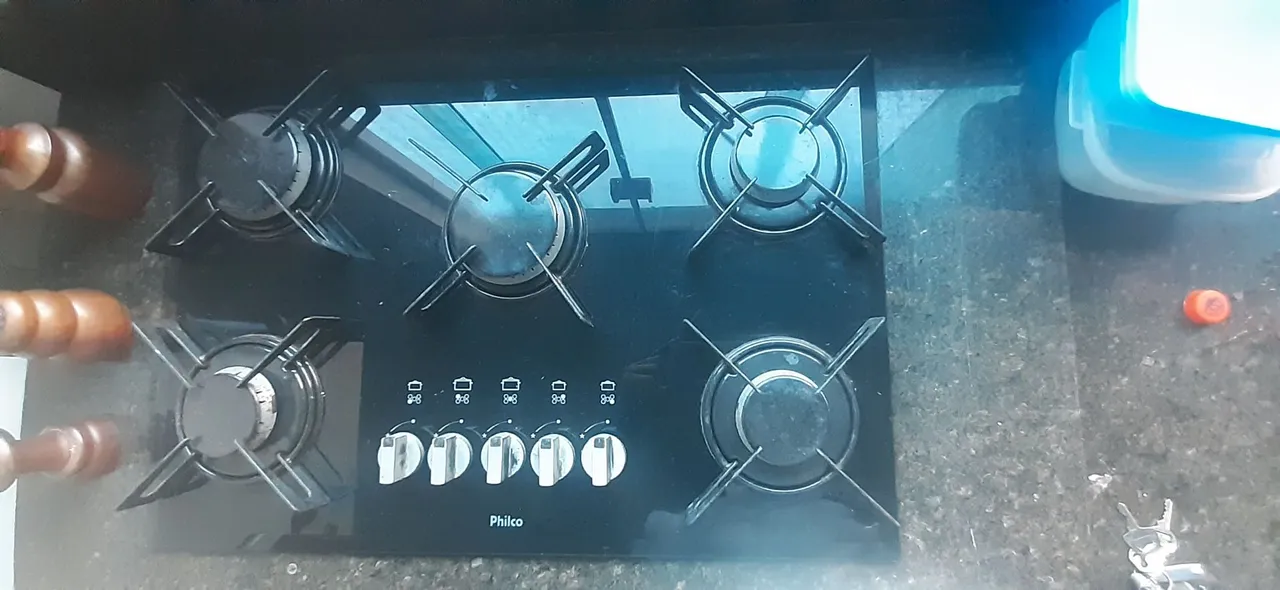 Cooktop Philco 5 Bocas Preto