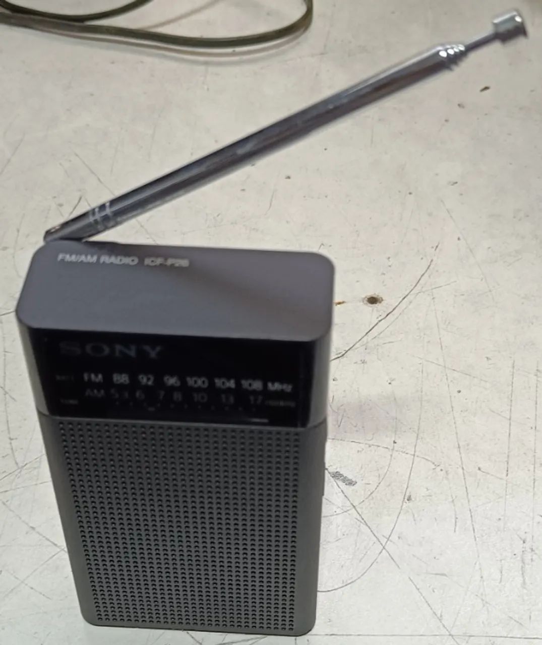 Rádio De Bolso Sony Am/fm Analógico Icf-p26 Seminovo - Aparelhos