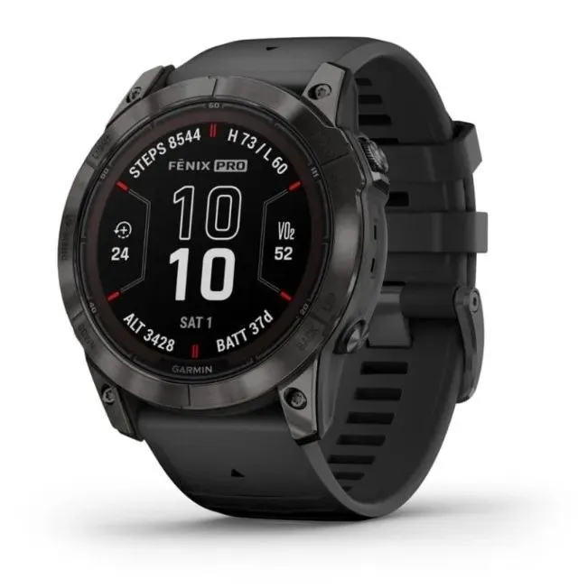 Smartwatch Garmin Fenix 7x Pro Sapphire Solar Carbon Grey NOVO