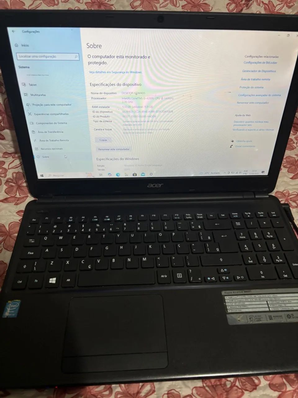 Notebook Acer i5-4200U 12GB RAM - Foto 5