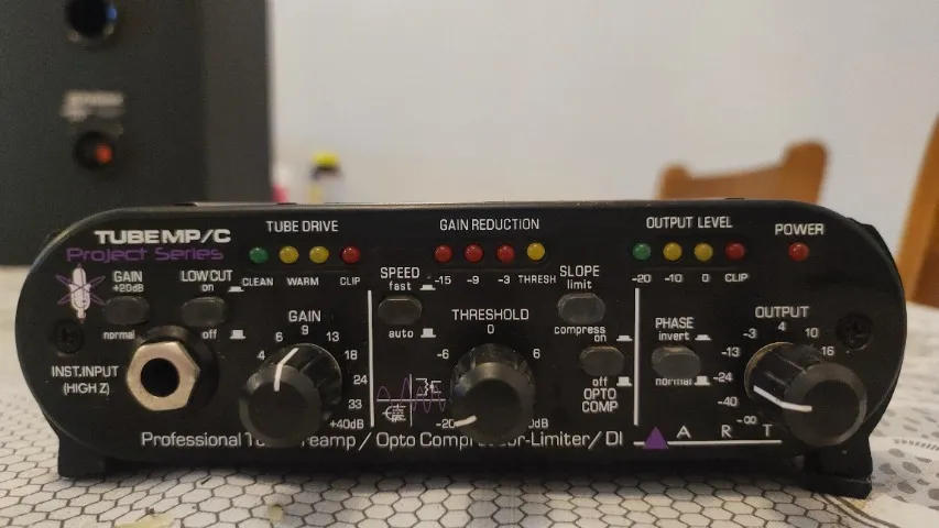 Professional Tube Preamp/ Opto Compressor-Limieter/ DI Art Tube MP/C Project Series