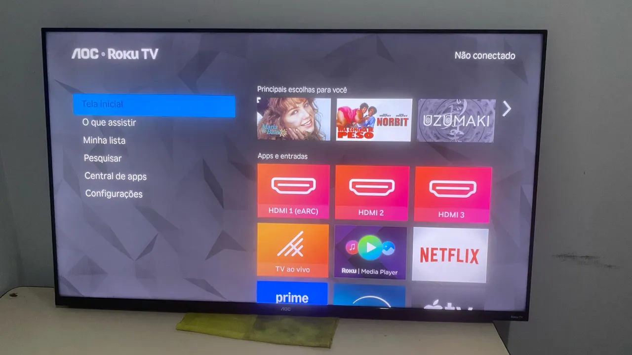 Tv AOC Roku 50 polegadas