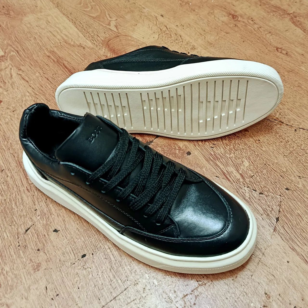 Tênis Casual  Boss Couro Marrom Boss sleepy  - Foto 6