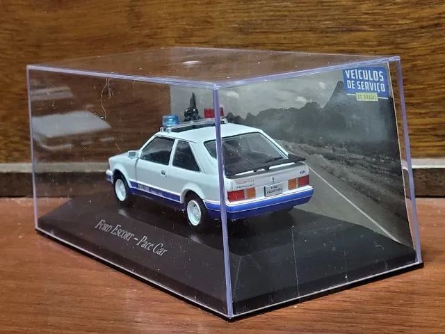 Ford Escort XR3 Pace Car - Coleção Veículos de Serviço Brasil - Carrinho Miniatura 1/43 - Foto 3