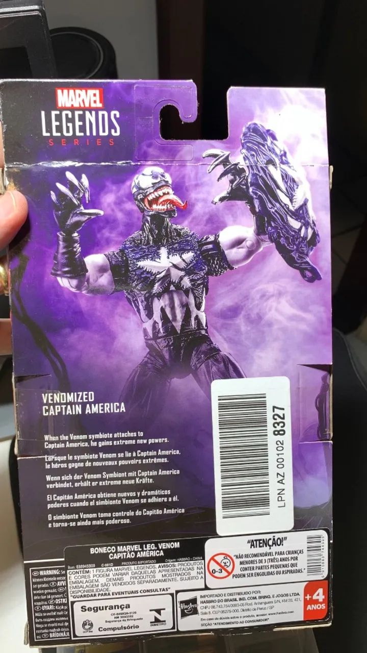 Capitão America Venomizado - Action Figure - (Novo - Lacrado) - Foto 2