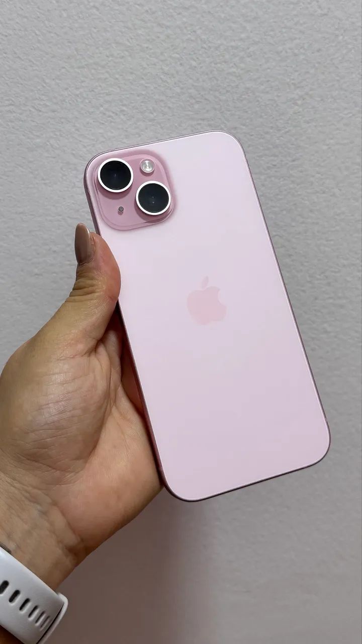 Apple iPhone 15 - 256GB Rosa - Celulares e Smartphones - Guará I