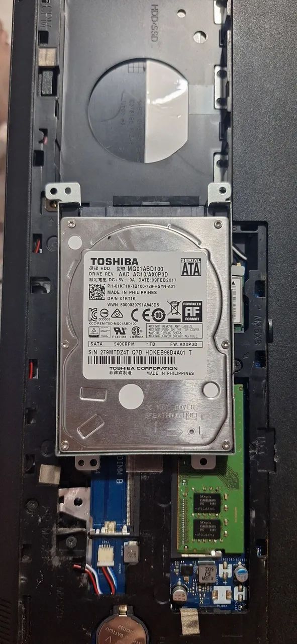 HD pra  notebook 1TB Toshiba SATA  - Foto 2