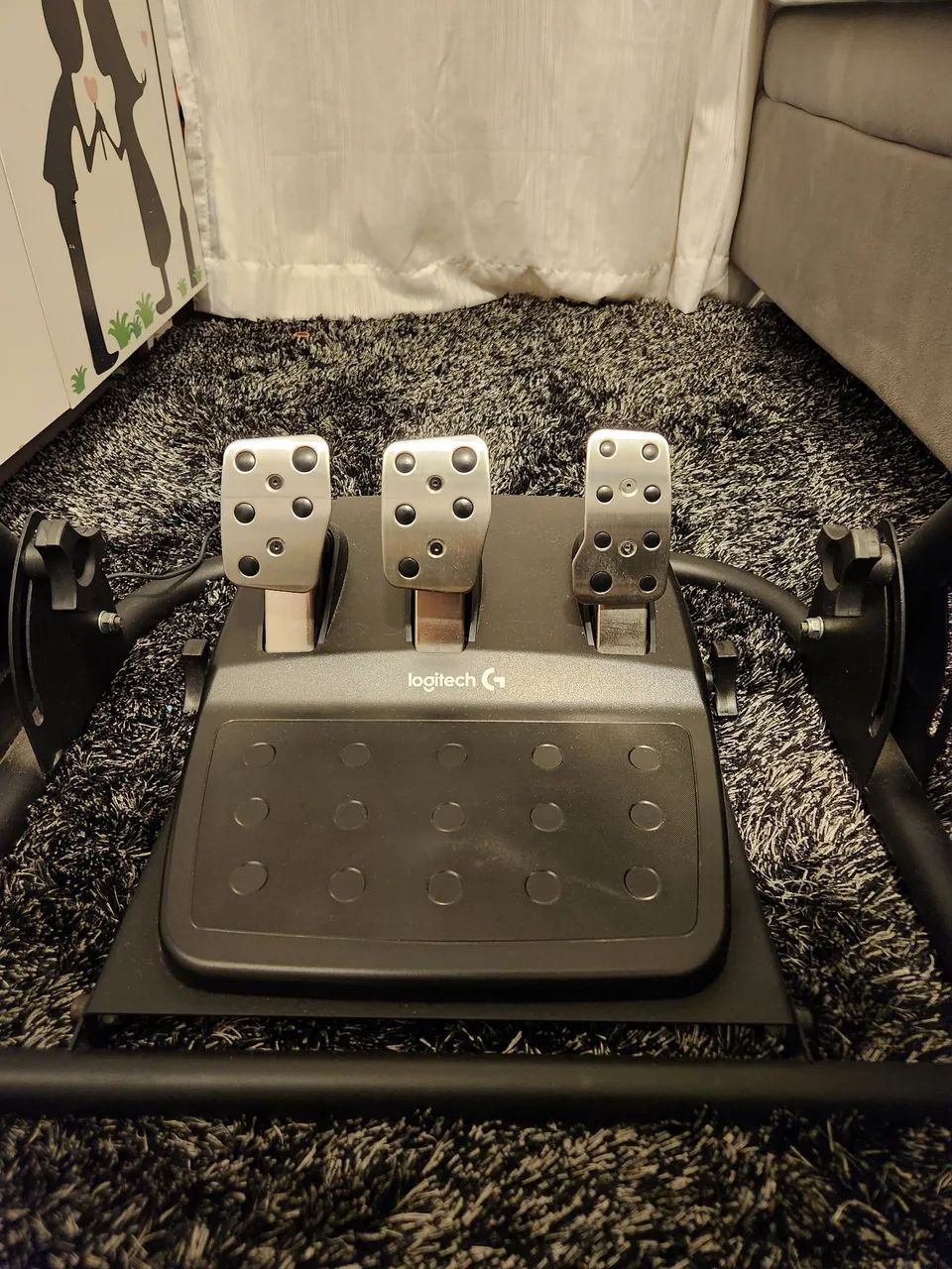 Volante Logitech G920 + Câmbio Pedais e Cockpit Veloce V3- Xbox e PC - Foto 3