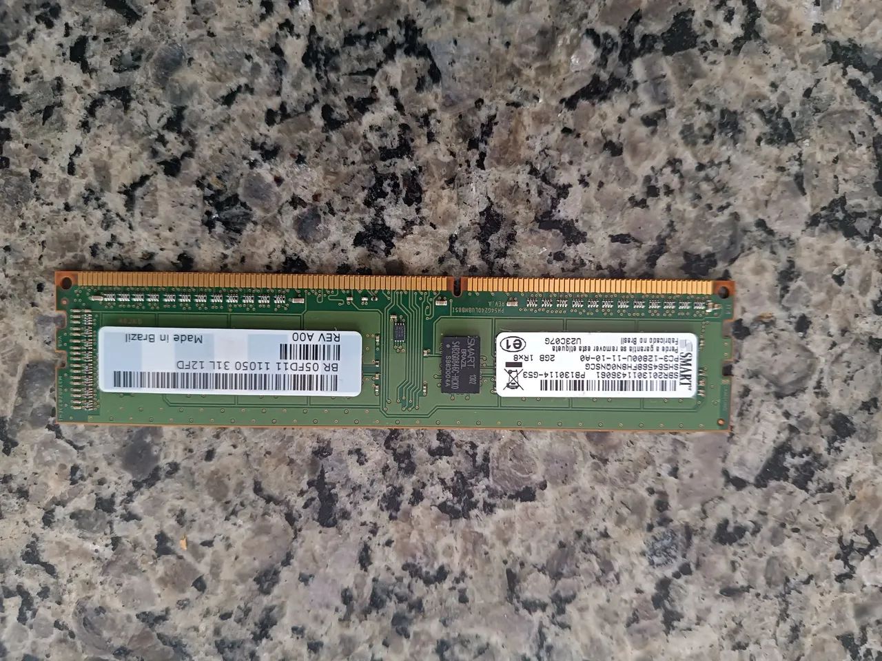 Memória RAM 2GB DDR3 PC3-12800 SMART