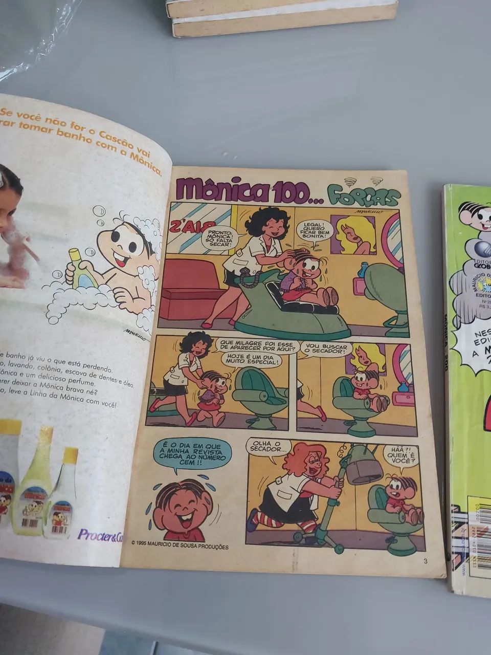 Gibi Monica 100 e 200 editora Globo - Foto 2