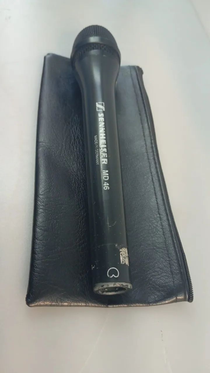 Microfone sennheiser md46 semi novo -perfeito estado    - Foto 4
